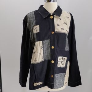 C.A. Sport patchwork light jacket-sz L